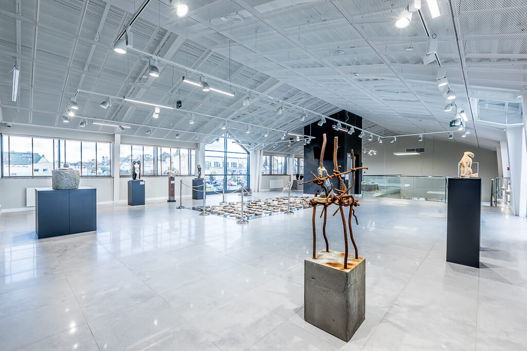 Wystawa w budynku Starej Łaźni / Exhibition in the building of the Old Bathhouse
