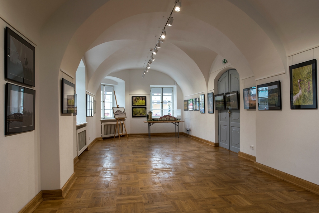 Exhibition of photographs inside the town hall in Bielsk Podlaski 