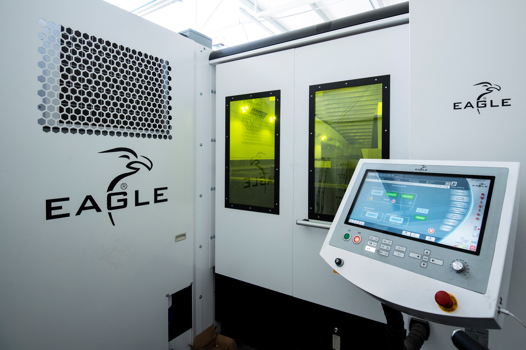 Equipment for controlling the production of car wash elements